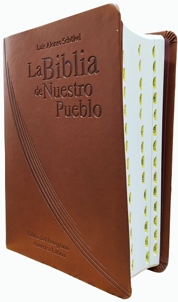 Biblia de Nuestro Pueblo (Popular/Piel Marrón/Uñero/14x19 cm)