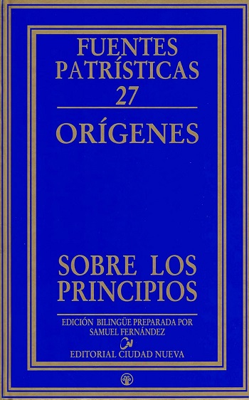 Sobre los principios. Fuentes Patrísticas. 27. (Tapa dura)