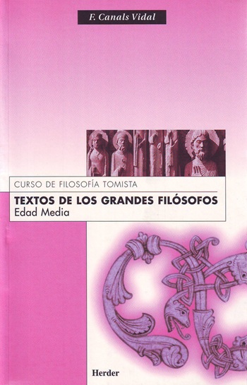 Textos de los grandes filósofos. Edad Media. (Tapa blanda/14,1x21,6 cm)