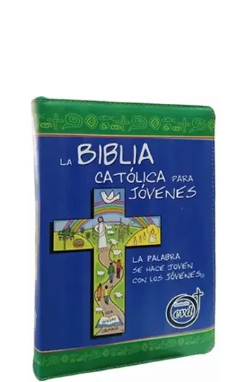 La Biblia Católica para Jóvenes (Gris) Bolsillo cremallera